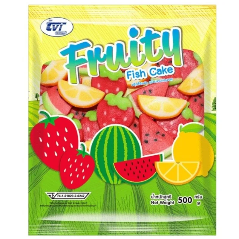 ฟรุ๊ตตี้ฟิชเค้ก TVI 500 g
